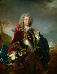 Jacques 1er Grimaldi herceg portréja (olaj, vászon) 1689-1751